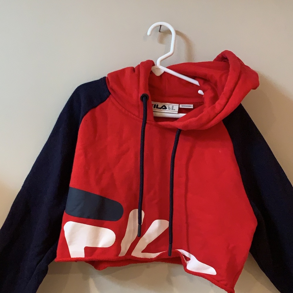 COPY - Cropped fila hoodie